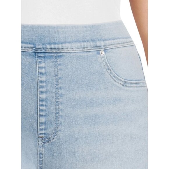 Terra & Sky Women's Plus Size Pull-On Jegging Jeans, 28" Inseam, Size 2X, Blue - Picture 4 of 5